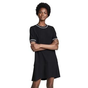 Rag & Bone Sporty T-Shirt Dress with Contrast Trim - Size Small